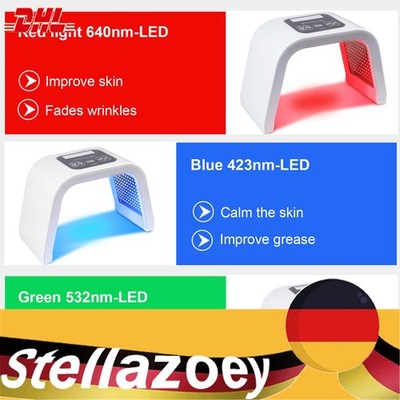 Gesichtsmaske PDT Photon Therapie Hautpflege 7 Farben Photon LED Licht