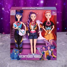 3PC Cosplay Kpop Demon Hunters Dolls Moveable Joint Collectible Figure Toy