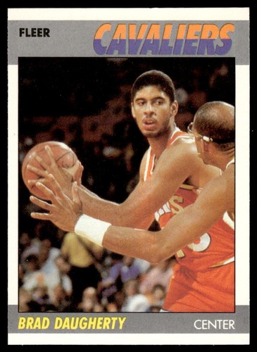 1987-88 Fleer Brad Daughetry B Cleveland Cavaliers #25