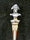 #20 Antique Napoleon Demitasse Spoon 800 Silver Souvenir Paris — photo 4