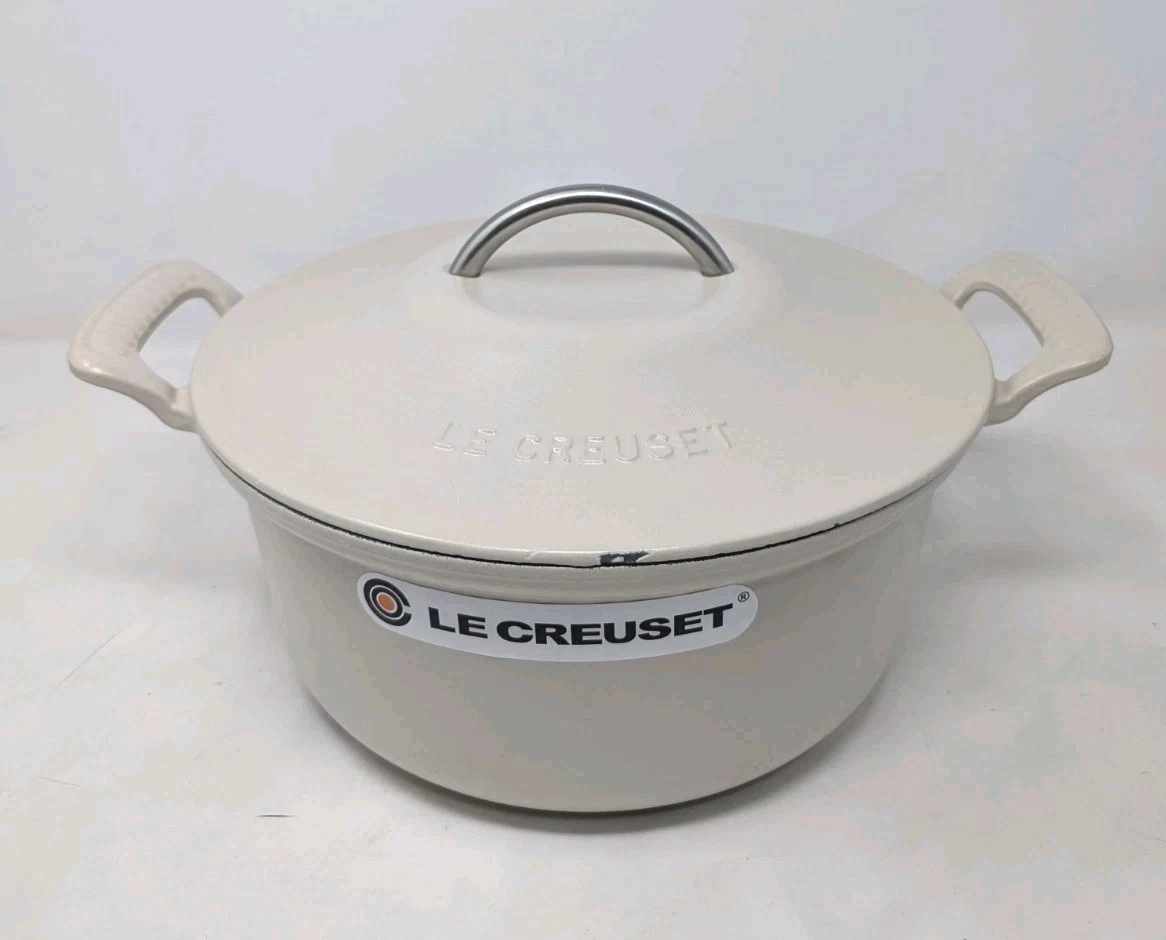 Le Creuset Modern Heritage 5-Qt 10.25 in Round Dutch Oven, Matte Please Read !!!