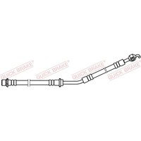 Quick Brake Bremsschlauch Vorderachse Links Passend FüR Toyota Urban Verso Yaris