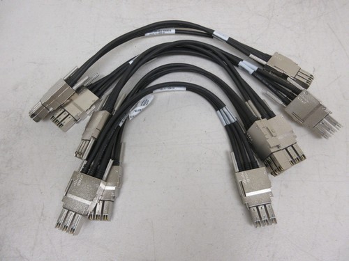 Lot of 4 !!! Cisco STACK-T1-50CM Stackwise Stacking Cable 800-40403-01
