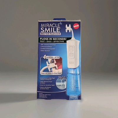 #ad #ad Miracle Smile Cordless Rechargeable Water Flosser for Teeth amp; Gum Health New $19.54