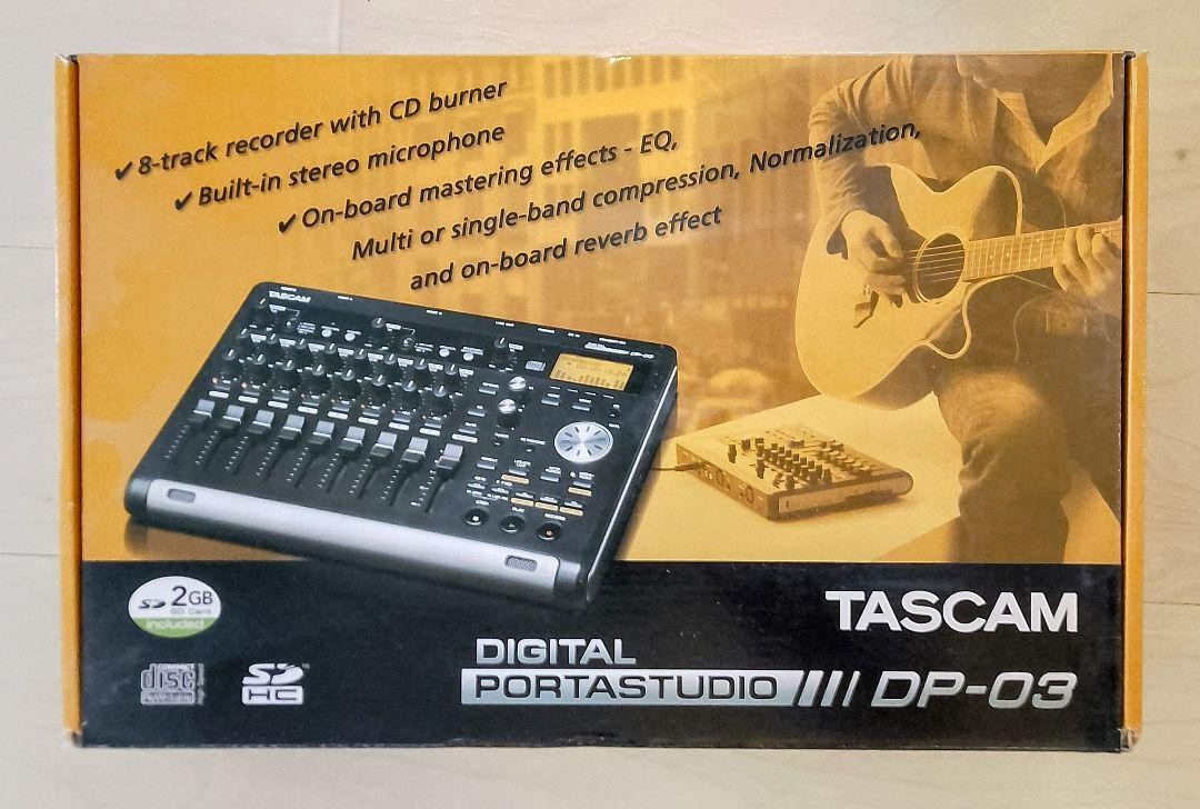 TASCAM DP-03 Digital 8-Track Recorder CD Drive LCD Display Used | eBay