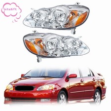 For 2003 2004 2005-2008 Toyota Corolla Pair Of Halogen Headlight Assy 8115002200 For 2003 2004 2005-2008 Toyota Corolla Pair Of Halogen Headlight Assy 8115002200