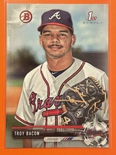 2017 Bowman Draft Troy Bacon Silver /499 #BD-93 Baseball Atlanta Braves