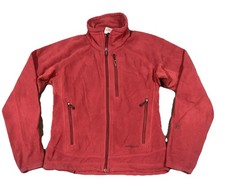 Patagonia Women's Lightweight R4 Jacket Red Full Zip Pockets Made in USA -Size S