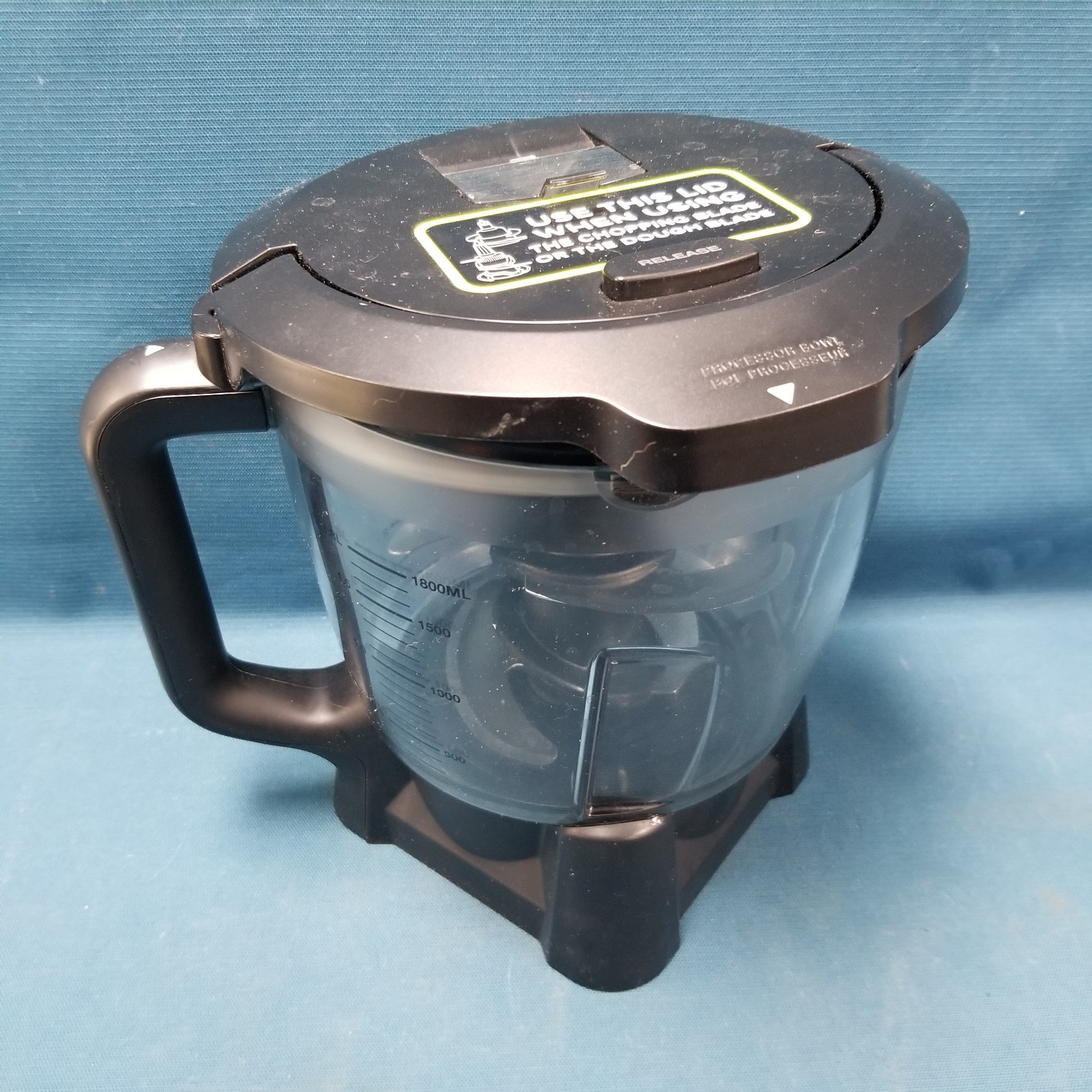 Ninja Round Replacement 64oz Food Processor Bowl Attachment 