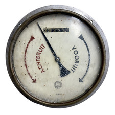Vintage Dutch Nautical Ship Engine Telegraph Gauge M.V. Observator - Rotterdam