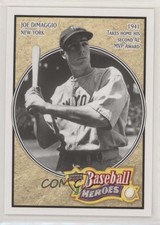 2010 Upper Deck Baseball Heroes Joe Dimaggio Joe DiMaggio #BH-4 HOF 0l2