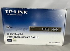 TL-SG1016D - TP-LINK 16-Port Gigabit Ethernet 10/100/1000Mbps Rack Mount Switch