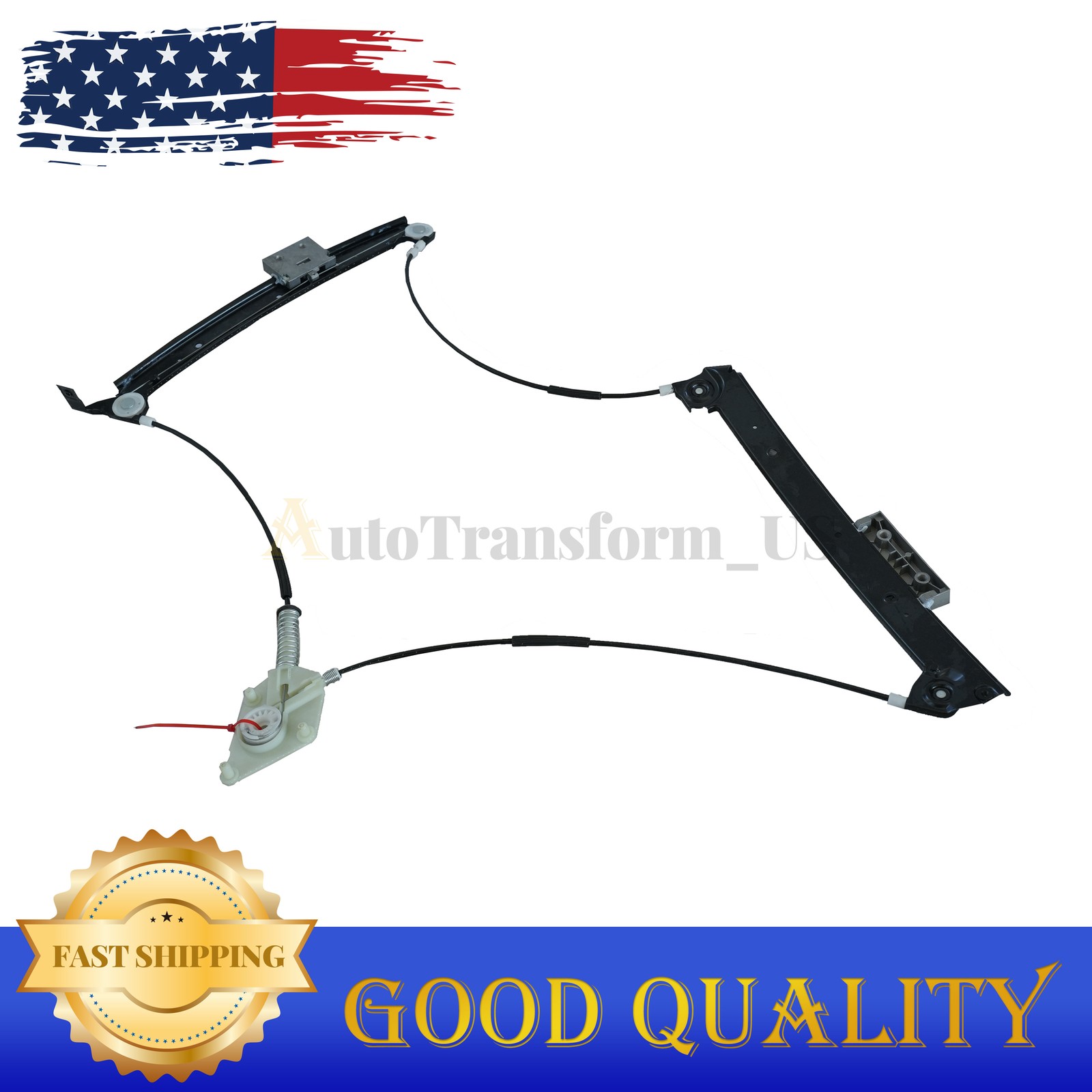 For 04-18 Bentley Continental GT Coupe 3W0837401J Front Left Window Regulator US