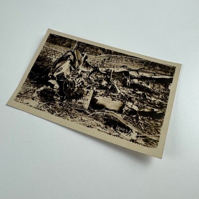 AK L32 Wrack des Zeppelins abgeschossen von Leutnant Frederick Sowrey 24. September 1916