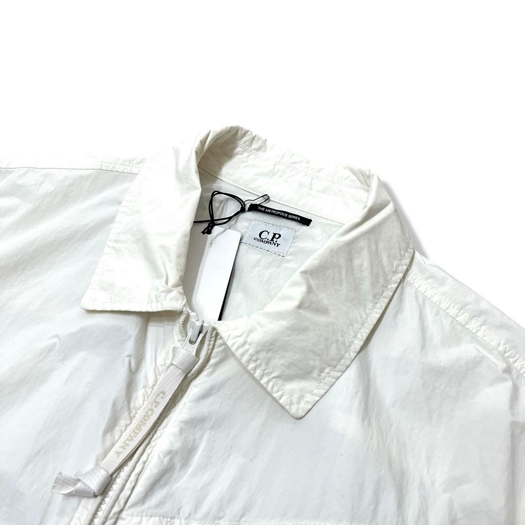 C.P.COMPANY Flat Nylon Shirt Jacket White L thumbnail 7
