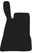Velour FAHRER Teppich für Smart Roadster 2003-2005, Anthrazit x14 Rand