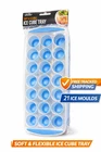 21 Hole Ice Cube Tray Flexible Easy Release Round Ice Mould Kitchen Freezer Tray