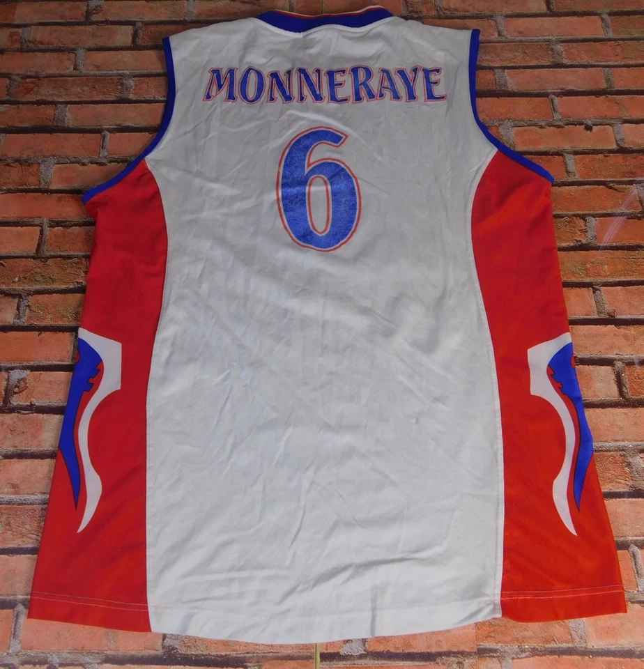 FRANCIA FRANCE MONNERAYE 6 Basket Maillot Débardeur CHAMPIONS Tg. XXL - Photo 1/2