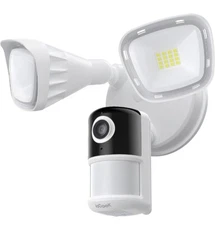 ieGeek 2K Wired Floodlight Camera Outdoor Home Security Camera Work with Alexa