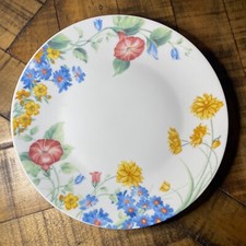 Set of 4 Pfaltzgraff "Annabelle" Dinner Plates 10-5/8" Floral Meadow Spring
