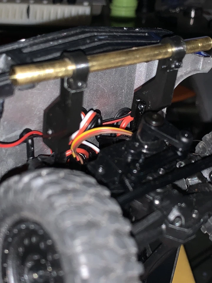 Axial SCX24 C10 Brass Push Bar Bumper - Image 2 of 4