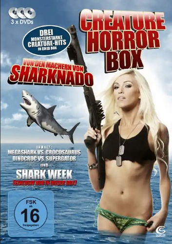 Megashark vs. Crocosaurus / Dinocroc vs. Supergator / Shark Week / 3x DVD -LESEN