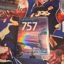 Delta Air Lines Pilot Collectible Trading Card Boeing 757-300 No.54 New