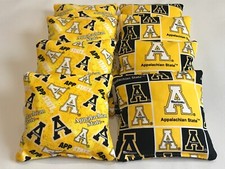 8 CORNHOLE APPALACHIAN STATE MOUNTAINEERS BEAN BAG BAGGO TAILGATE TOSS
