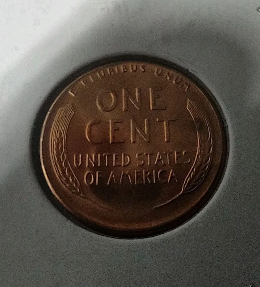 Unc 1954 S Lincoln WHEAT CENT, Errors, Die Chip & RPM, DDR/MMD Mint, OBO - Image 3 of 4
