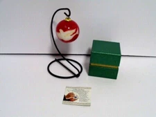 Pier 1 One Li Bien Glass Christmas Ornament Dove Peace 2015 Ball 2.5"