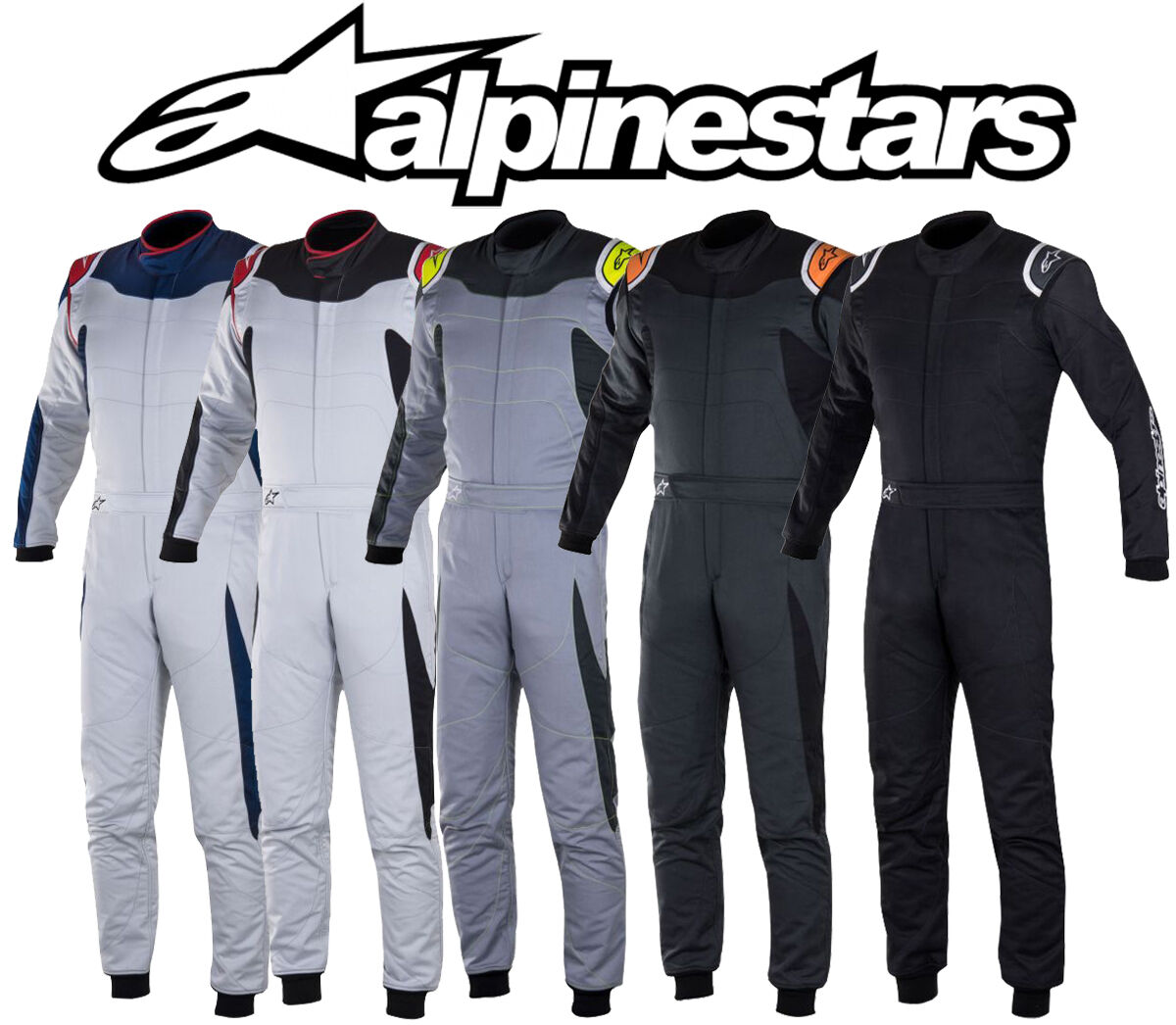 Alpinestars GP Race Suit FIA 2-Layer Race Suit Rally Track Alpinestars GP Race Suit FIA 2-Layer Race Suit Rally Track