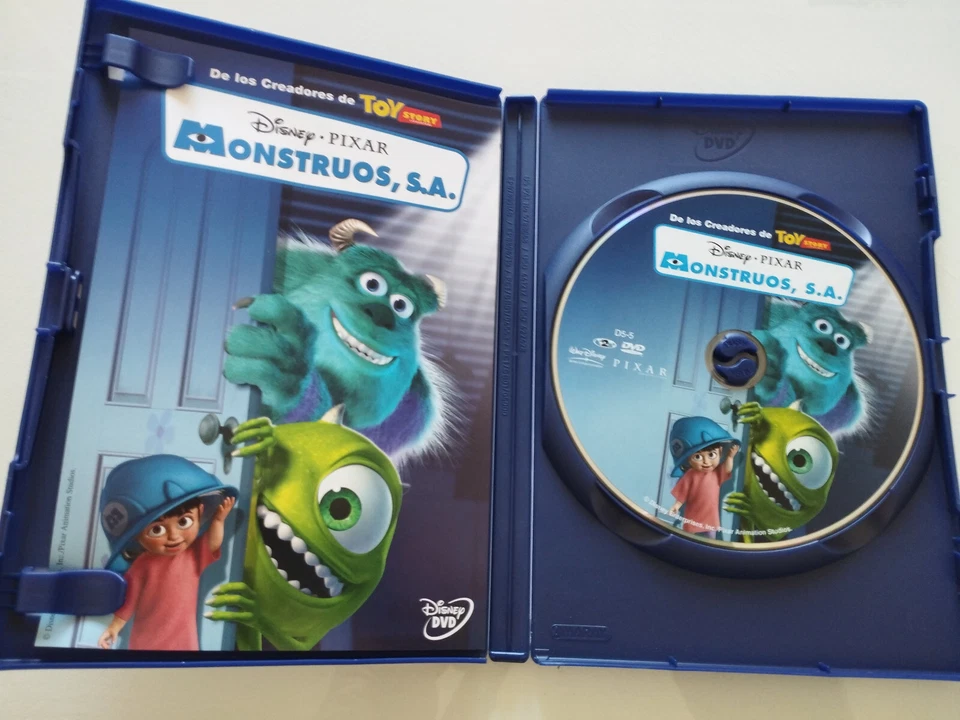Monstruos S.A. Disney Pixar - DVD + Extras Español Ingles Reg 2 Am - Imagen 4 de 4