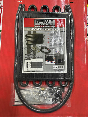DeRale Performance 8 pass Transmission Oil Cooler 13204 Series 7000 auto truck