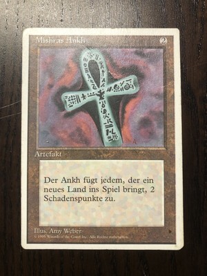 Mishras Ankh / Ankh of Mishra PO 4th Edition MTG Magic the Gathering