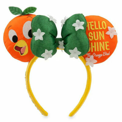 New 2020 Epcot Flower Garden Festival Orange Bird hello sun shine Ears Headband