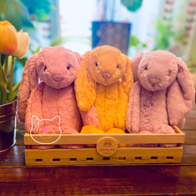 AUTHENTIC Jellycat ORIGINAL BASHFUL TULIP PINK BUNNY New NWT