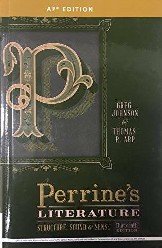 Perrine's Literature: Structure, Sound & Sense - AP Edition - Hardcover ...