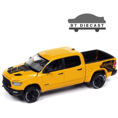 AUTOWORLD 2023 DODGE RAM REBAL HAVOC EDITION 1/64 DIECAST BAJA YELLOW AWSP164 A