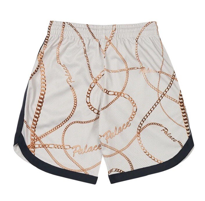 PALACE CHAIN BASKETBALL SHORT MESH SHORTS GRAPHIC PRINT LOGO MEN'S