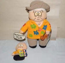 New 2004 South Park 12" MEPHESTO Talking Plush Doll with 3" KEVIN Comedy Central