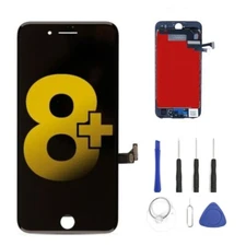For iPhone 8 Plus Black LCD Screen Display Touch Digitizer Replacement Assembly