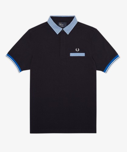 Fred Perry Polo Shirt with Gingham 