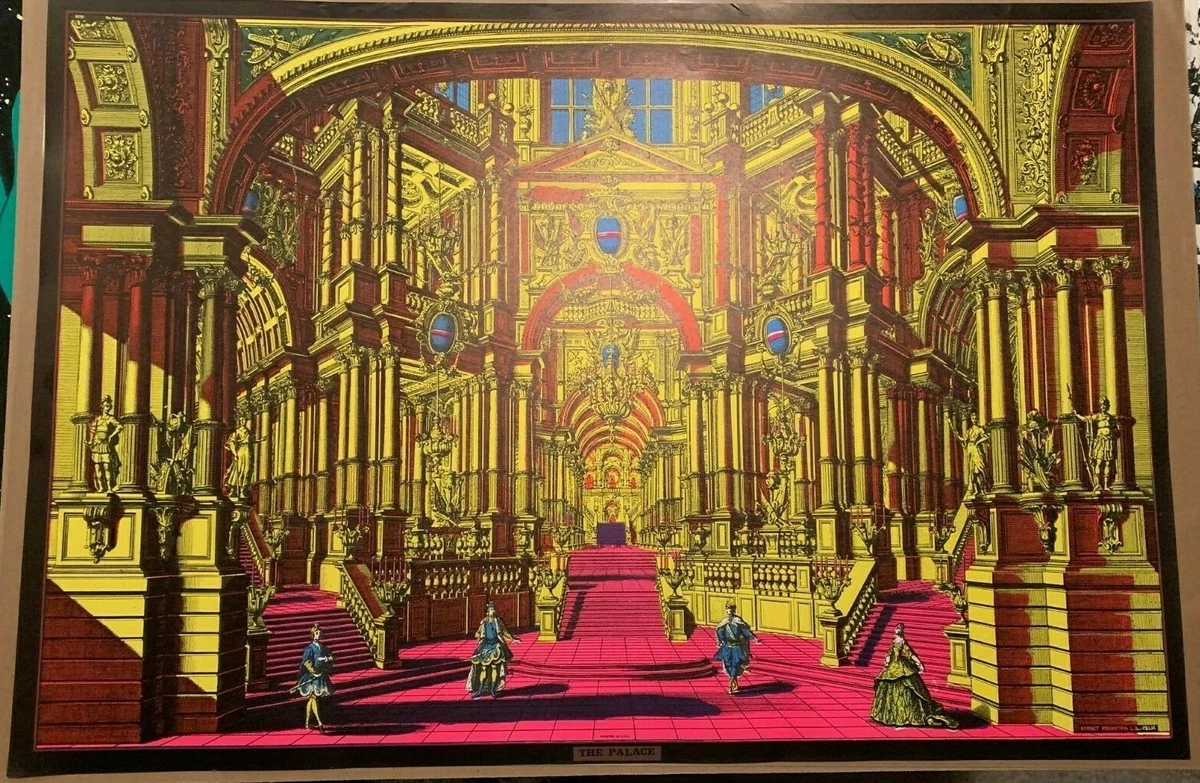 Castle Blacklight Poster for sale | eBay