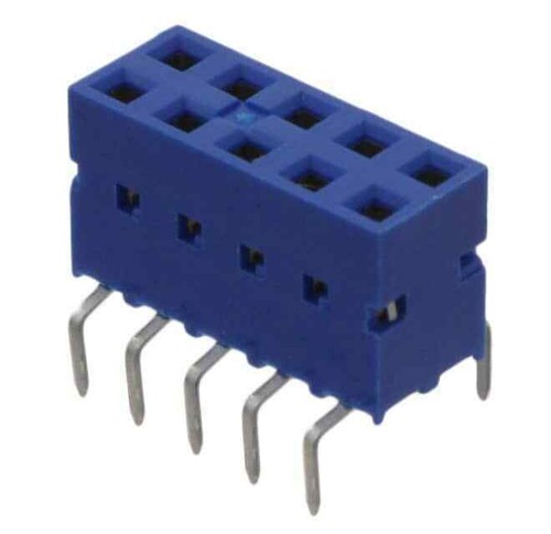 CONN RCPT 10POS 0.1 GOLD PCB - 第 1/1 張圖片