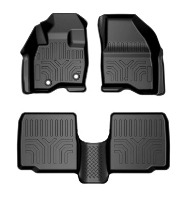 Floor Mats Compatible with Explorer 15-19 All Weather Guard Liners 1st & 2nd Row