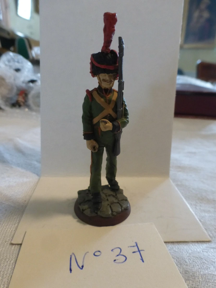 Soldat en étain métallique Figurine historique miniature de 54 mm