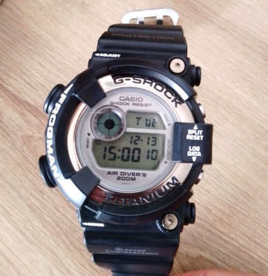 Casio DW-8201WC ''GHOST'' Frogman - Taucheruhr - schwarz - von 1999