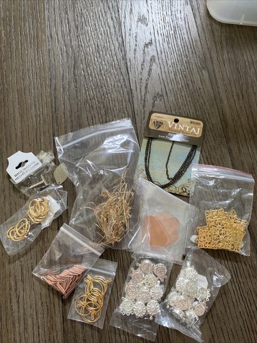 Misc. Lotto reperti gioielli F01 argento ottone riempito oro - Foto 2 di 3