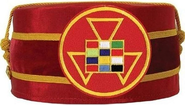 Gorra Royal Arch Past High Priest PHP roja