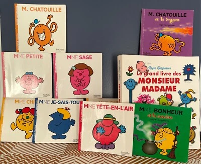 LE GRAND LIVRE DES MONSIEUR MADAME - ROGER HARGREAVES (10 livres) #S1 - Photo 1/4
